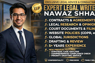 draft contracts agreements and legal documents professionally