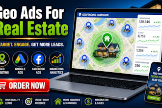 run geofencing ads audience targeting location targeting cbd ads for real estate