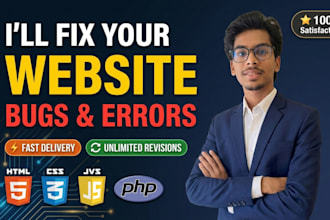 fix bugs and errors on your website