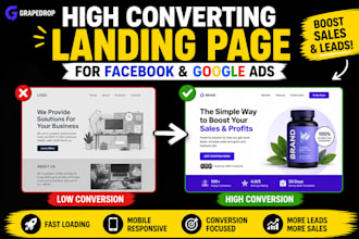 grapedrop pagecloud setup facebook product lead generation landing page dropship