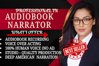professional audiobook narration for your book