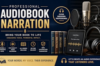professional audiobook narration for your book