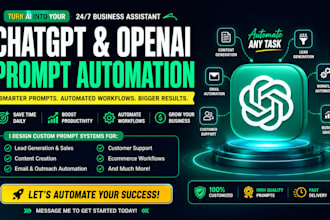create chatgpt prompt openai prompt for business automation, workflow automation