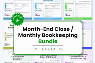 provide monthly bookkeeping in quickbooks and xero