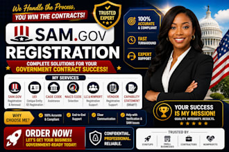 do sam gov registration uei cage code llc and nonprofit setup services