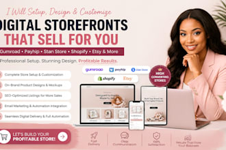 setup gumroad digital products gumroad store design payhip online course website