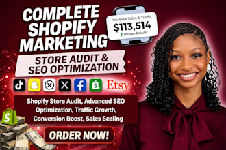 create shopify store audit, shopify seo to increase your store sales