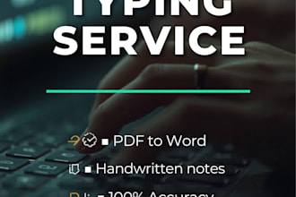 type PDF, handwritten notes and assignments fast