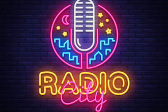 create music, dance, dj, radio, film, studio, producer logo
