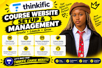 setup thinkific online course thinkific website course thinkific course expert