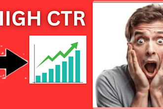 design professional youtube thumbnails with high CTR