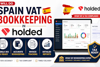 do spain vat bookkeeping in holded modelo 303 tax ready invoice tracking reports
