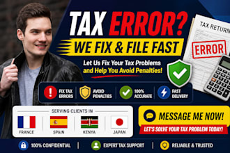 fix tax errors, file correctly and help you avoid penalties