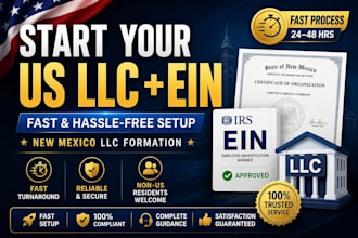 form your new mexico llc or corporation with ein