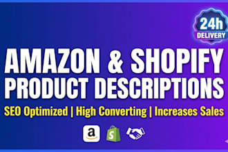 write high converting ai product descriptions for your amazon store