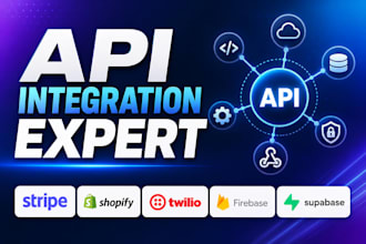build advanced api integration, webhook, oauth, jwt, firebase and supabase api