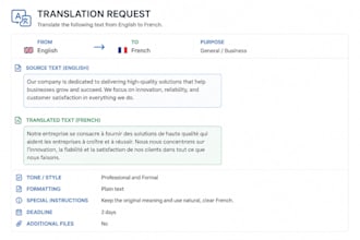 translate and proofread documents
