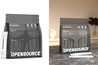 create amazon supplement 3d renders, studio and lifestyle