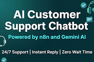 build ai customer support chatbot using n8n and gemini