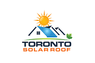 design solar energy, solar panel and eco friendly green energy logo