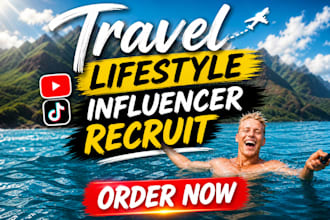 recruit travel, adventure and lifestyle influencers to boost your brand reach