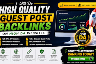 publish a high dr guesr post on a blog with real high traffic