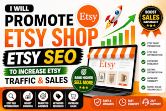 promote etsy shop etsy SEO to increase etsy traffic and sales