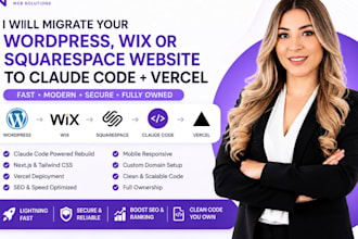 migrate claude code to wordpress wix claude code site to lovable squarespace