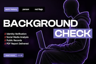 conduct a professional osint background check