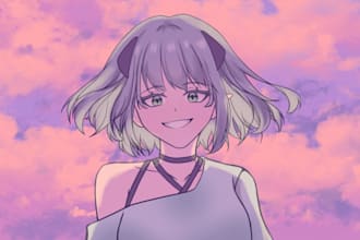 draw custom art in anime style