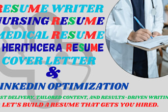 craft a healthcare resume, medical resume, nursing resume,