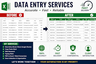 reliable data entry and file conversion