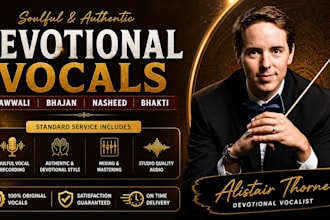 record soulful qawwali, bhajan, nasheed, bhakti and india devotional vocals