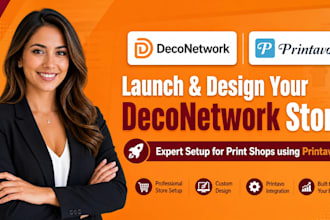 launch and design your deconetwork store for print shop using printavo shopify