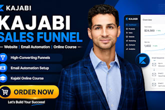 kajabi website kajabi sales funnel email automation setup kajabi online course