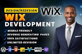 be your wix developer, website designer, and migrate wix website