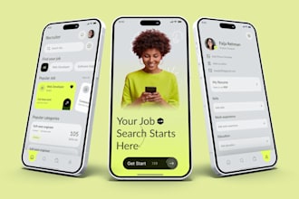 develop job portal app, job searching app, ai recruitment app, job hunting app