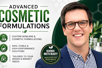 be your cosmetic formulation chemist high quality skincare product development