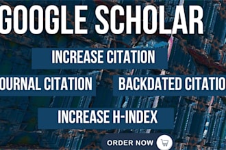 do google scholar citation increase journal citations backdated article writing