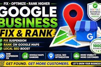 fix google my business, gmb optimization, maps ranking