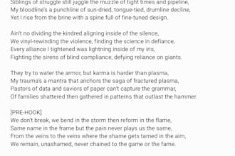 write fully structured lyrics for any of your ideas