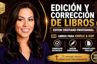 corregir, edición y formato de libros, editor cristiano corrección de pruebas