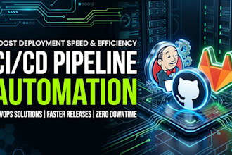 build and automate ci cd pipelines using jenkins, github actions and gitlab ci