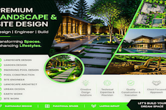 design your dream landscape, pool, and urban space plans