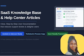 write saas knowledge base and help center articles