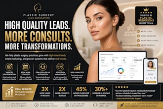 plastic surgery leads cosmetic clinic marketing botox leads ads with crm system