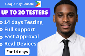 give 20 app testers for 14 days