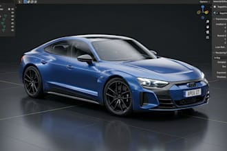 create realistic 3d car models, , vehicle modeling, and game ready car assets