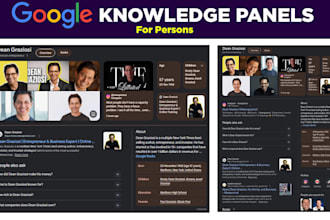 claim, edit, optimize, create google knowledge panel go0gle ranking for persons