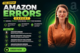 fix amazon product listing issues and amazon health
